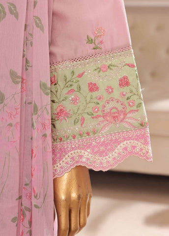 Bin Saeed Fabric - SMPC-001 O- 3 Piece Luxury Embroidered Stitched Suit