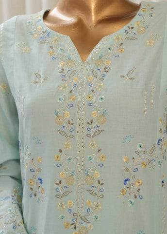 SMPC-004 A- 3 Piece Luxury Embroidered Stitched Suit