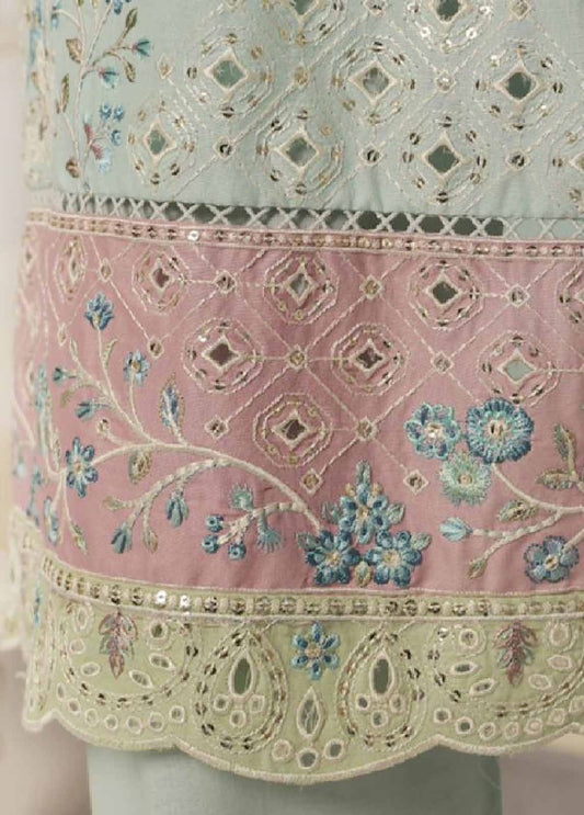 SMPC-004 O- 3 Piece Luxury Embroidered Stitched Suit