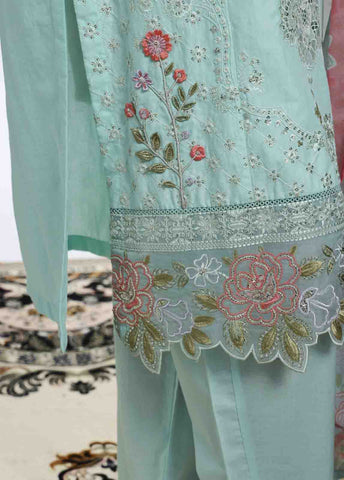 Bin Saeed Fabric - SMPC-007 O- 3 Piece Luxury Embroidered Stitched Suit
