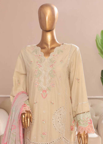 Bin Saeed Fabric - SMPC-008 A- 3 Piece Luxury Embroidered Stitched Suit