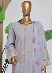 SMPC-009 B- 3 Piece Luxury Embroidered Stitched Suit
