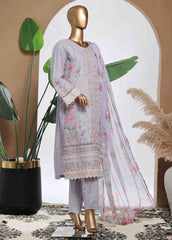 SMPC-009 B- 3 Piece Luxury Embroidered Stitched Suit