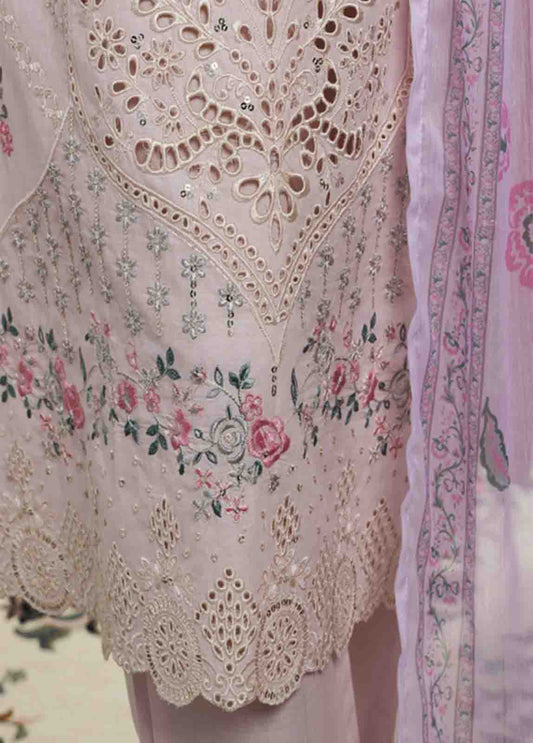 SMPC-011 B- 3 Piece Luxury Embroidered Stitched Suit