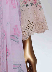 SMPC-011 B- 3 Piece Luxury Embroidered Stitched Suit