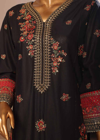 Bin Saeed Fabric - SMPC-016 O- 3 Piece Luxury Embroidered Stitched Suit