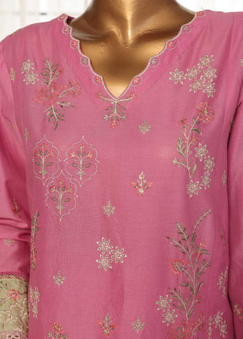 Bin Saeed Fabric - SMPC-018 A- 3 Piece Luxury Embroidered Stitched Suit