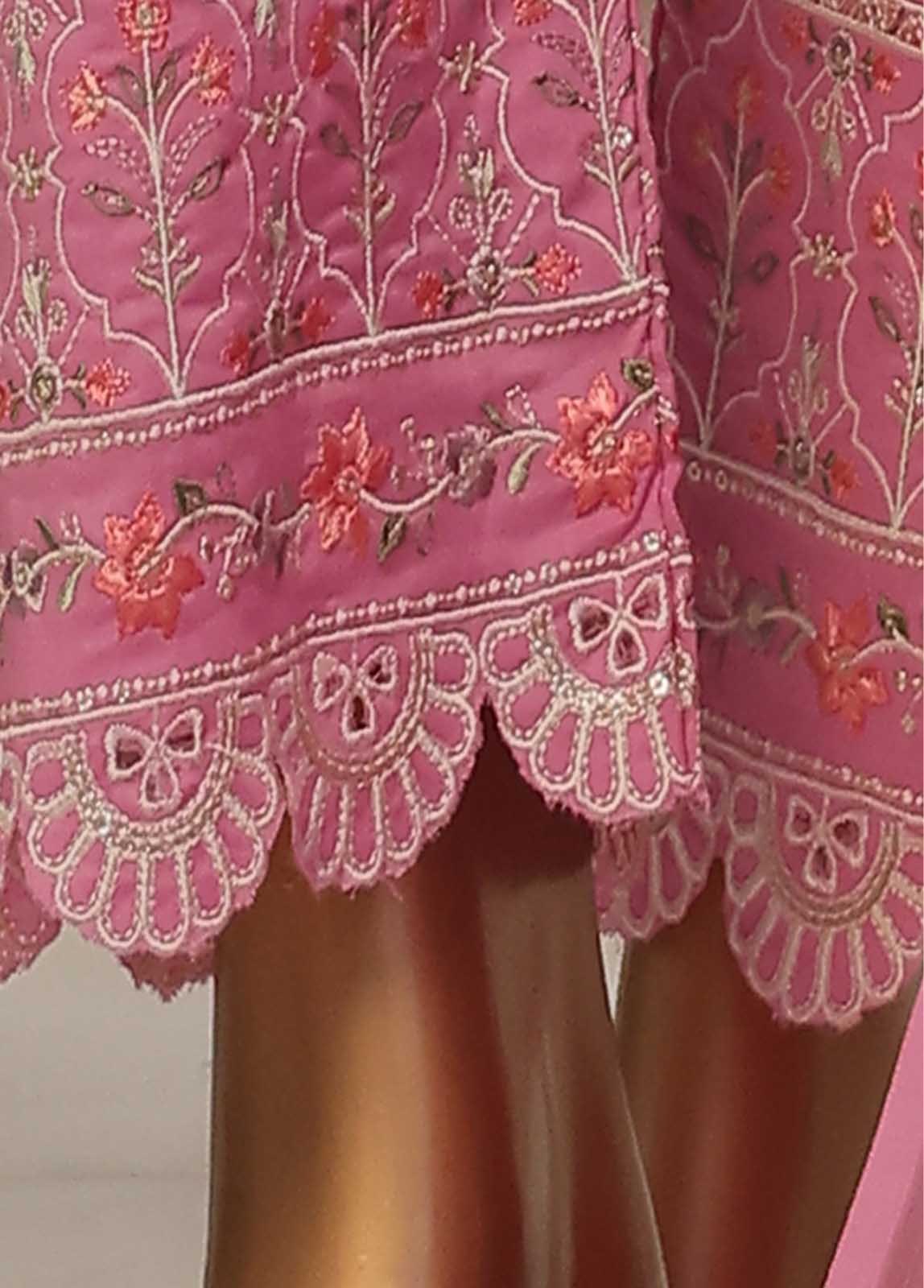 Bin Saeed Fabric - SMPC-018 A- 3 Piece Luxury Embroidered Stitched Suit