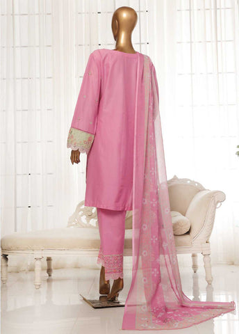 Bin Saeed Fabric - SMPC-018 A- 3 Piece Luxury Embroidered Stitched Suit