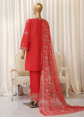 SMPC-019 O- 3 Piece Luxury Embroidered Stitched Suit