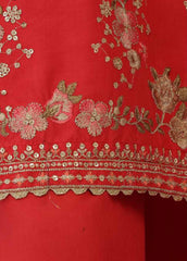 SMPC-019 O- 3 Piece Luxury Embroidered Stitched Suit