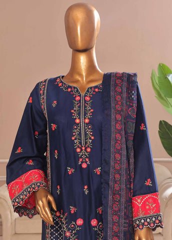 Bin Saeed Fabric - SMPC-020 A- 3 Piece Luxury Embroidered Stitched Suit