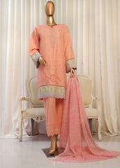 SMPC-022 A- 3 Piece Luxury Embroidered Stitched Suit