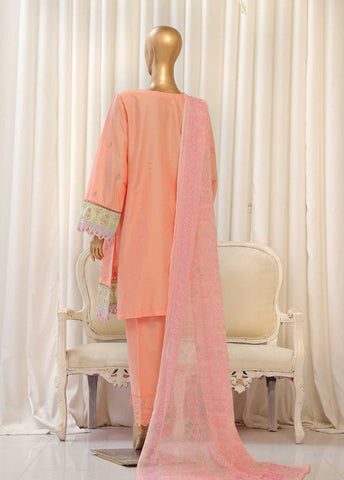 Bin Saeed Fabric - SMPC-022 A- 3 Piece Luxury Embroidered Stitched Suit