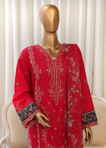 SMPC-025 0- 3 Piece Luxury Embroidered Stitched Suit