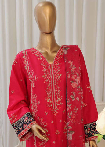 Bin Saeed Fabric - SMPC-025 0- 3 Piece Luxury Embroidered Stitched Suit