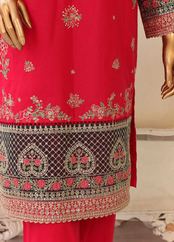 Bin Saeed Fabric - SMPC-025 A- 3 Piece Luxury Embroidered Stitched Suit