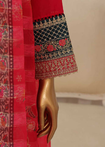 Bin Saeed Fabric - SMPC-025 A- 3 Piece Luxury Embroidered Stitched Suit