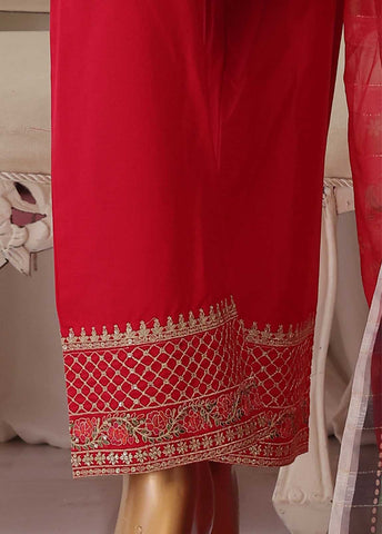 Bin Saeed Fabric - SMPC-025 A- 3 Piece Luxury Embroidered Stitched Suit