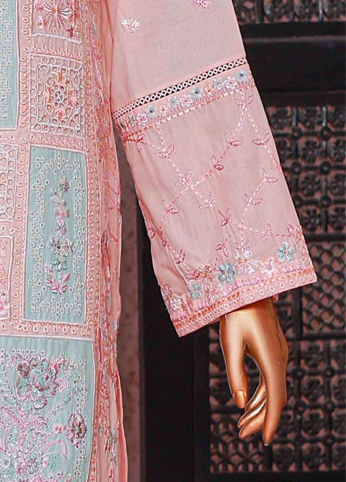 Bin Saeed Fabric - SMPC-EMB-003 B- 3 Piece Luxury Embroidered Stitched Suit