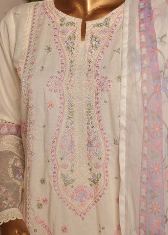 Bin Saeed Fabric - SMPC-EMB-006- 3 Piece Luxury Embroidered Stitched Suit