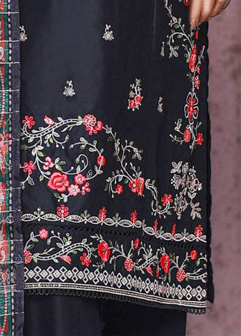 SMPC-EMB-015 O- 3 Piece Luxury Embroidered Stitched Suit