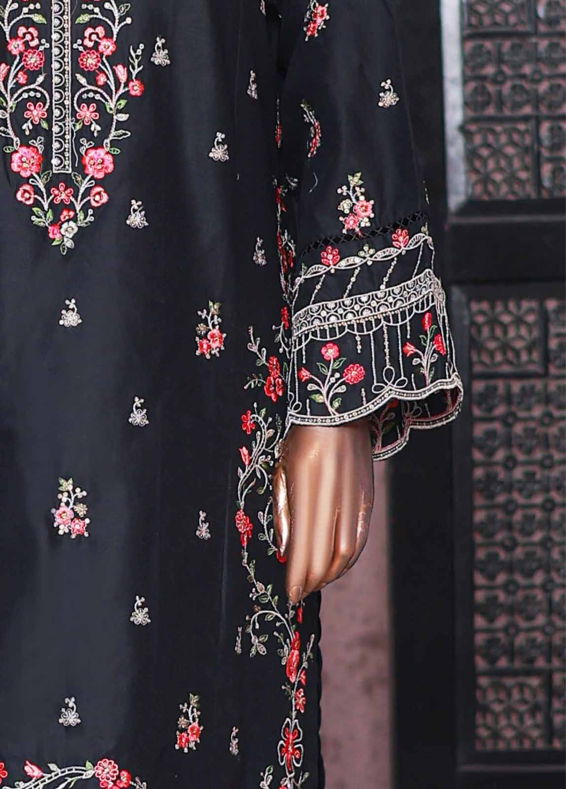 Bin Saeed Fabric - SMPC-EMB-015 O- 3 Piece Luxury Embroidered Stitched Suit