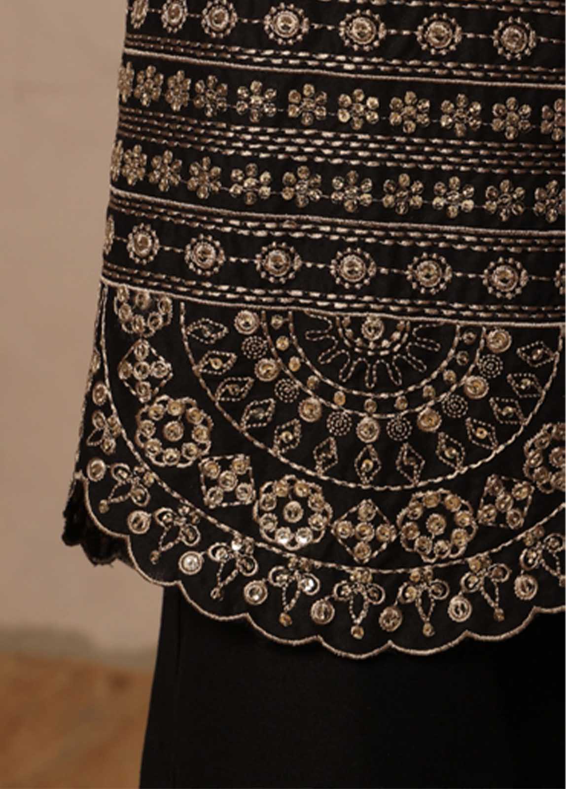 Bin Saeed Fabric - SMPC-EMB-016 B- 3 Piece Luxury Embroidered Stitched Suit