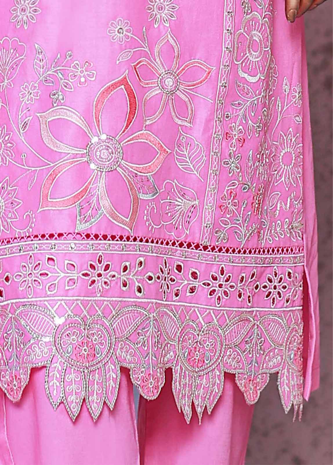 Bin Saeed Fabric - SMPC-EMB-018 B- 3 Piece Luxury Embroidered Stitched Suit