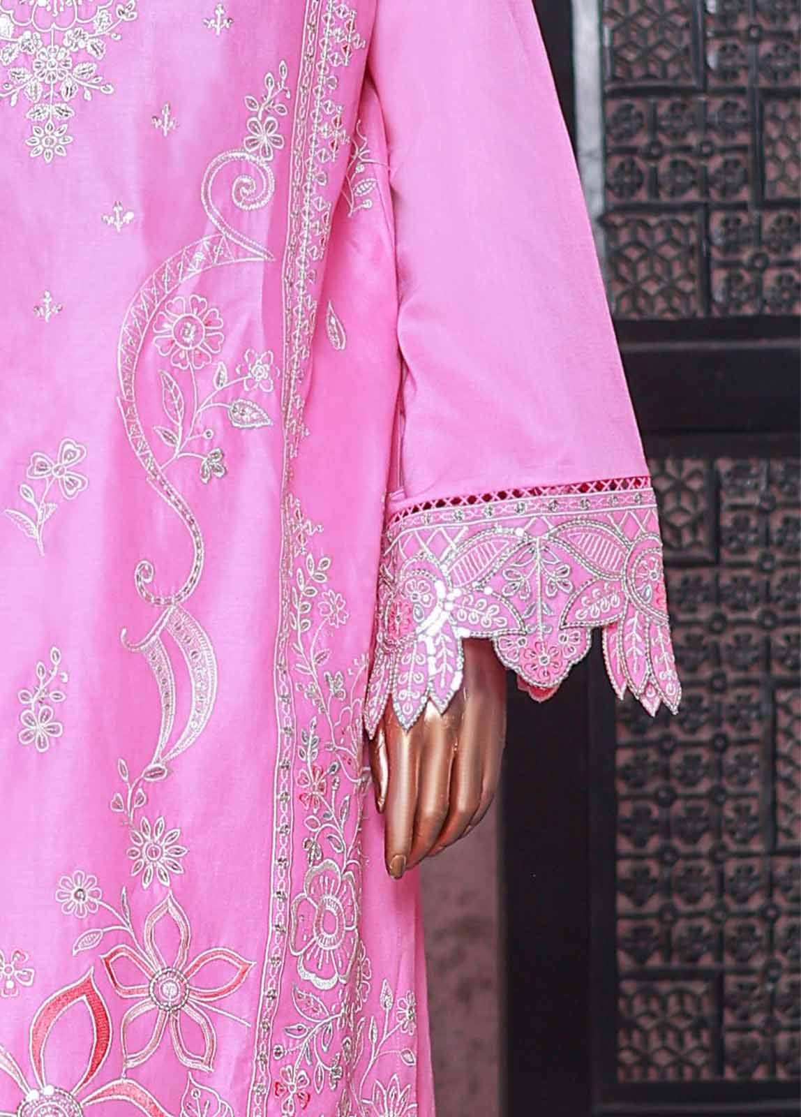 Bin Saeed Fabric - SMPC-EMB-018 B- 3 Piece Luxury Embroidered Stitched Suit