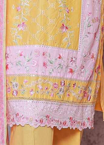 Bin Saeed Fabric - SMPC-EMB-024 A- 3 Piece Luxury Embroidered Stitched Suit