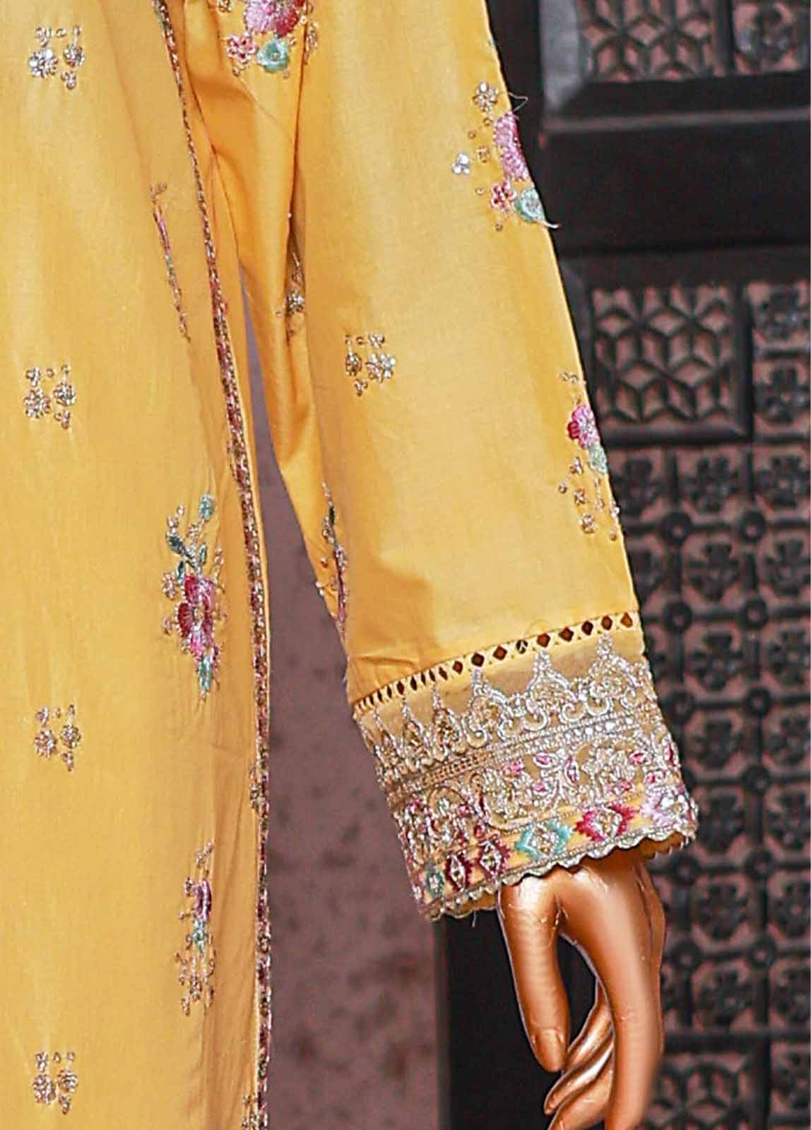 Bin Saeed Fabric - SMPC-EMB-024 B- 3 Piece Luxury Embroidered Stitched Suit