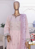 SMPC-FR-011 O-3 Piece Cotton Embroidered Frock Style Suit