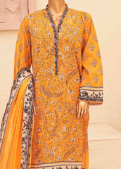 SMPR-0109- 3 Piece Printed Stitched Suit