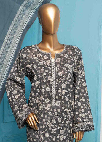 Bin Saeed Fabric - SMPR-0142 - 3 Piece Printed Stitched Suit