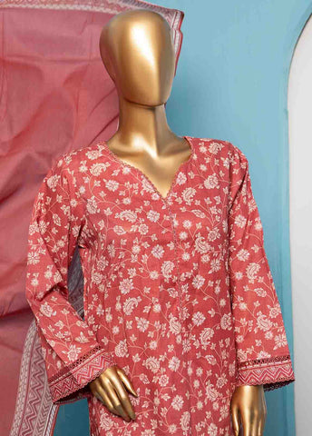 Bin Saeed Fabric - SMPR-0143 - 3 Piece Printed Stitched Suit