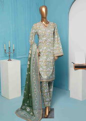 SMPR-0164 - 3 Piece Printed Stitched Suit