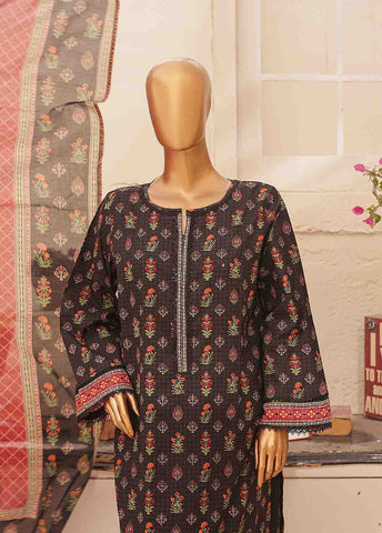 Bin Saeed Fabric - SMPR-0167-3 Piece Printed Stitched Suit