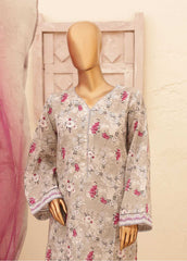 SMPR-0168- 3 Piece Printed Stitched Suit