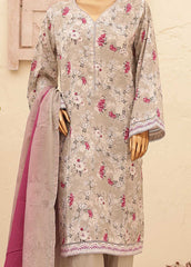 SMPR-0168- 3 Piece Printed Stitched Suit