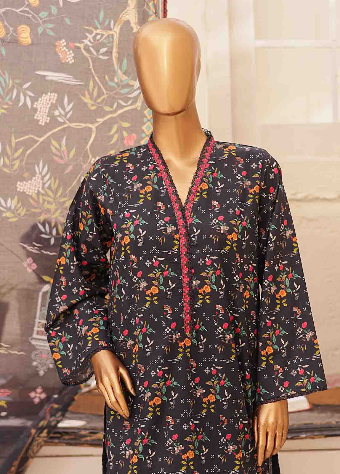 Bin Saeed Fabric - SMPR-0169- 3 Piece Printed Stitched Suit