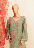 SMPR-0172- 3 Piece Printed Stitched Suit