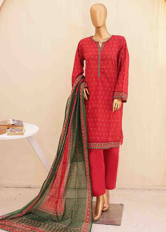 SMPR-0182 - 3 Piece Printed Stitched Suit