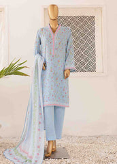 SMPR-0185- 3 Piece Printed Stitched Suit