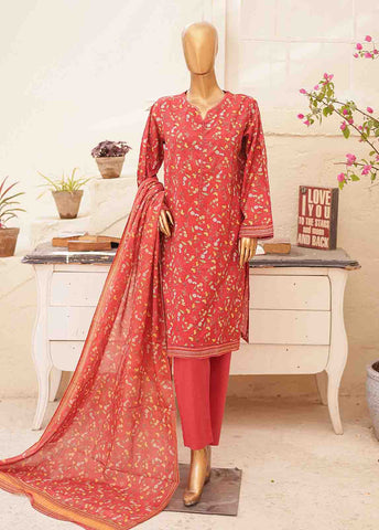 Bin Saeed Fabric - SMPR-0190- 3 Piece Printed Stitched Suit