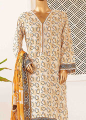 SMPR-0200- 3 Piece Printed Stitched Suit