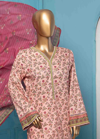Bin Saeed Fabric - SMPR-0216 - 3 Piece Printed Stitched Suit