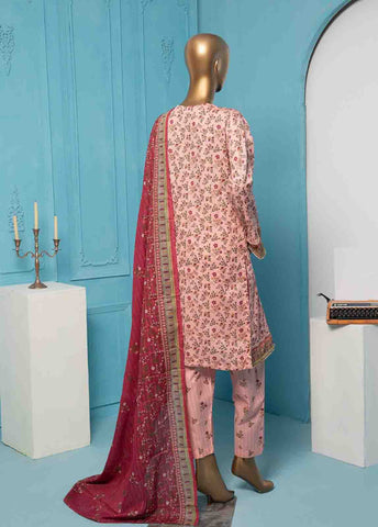 Bin Saeed Fabric - SMPR-0216 - 3 Piece Printed Stitched Suit