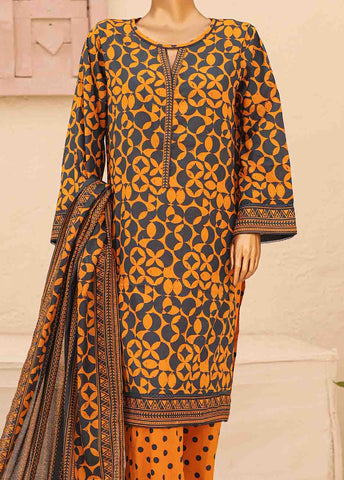 Bin Saeed Fabric - SMPR-0223- 3 Piece Printed Stitched Suit