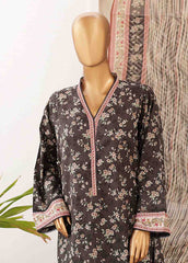SMPR-0346- 3 Piece Printed Stitched Suit